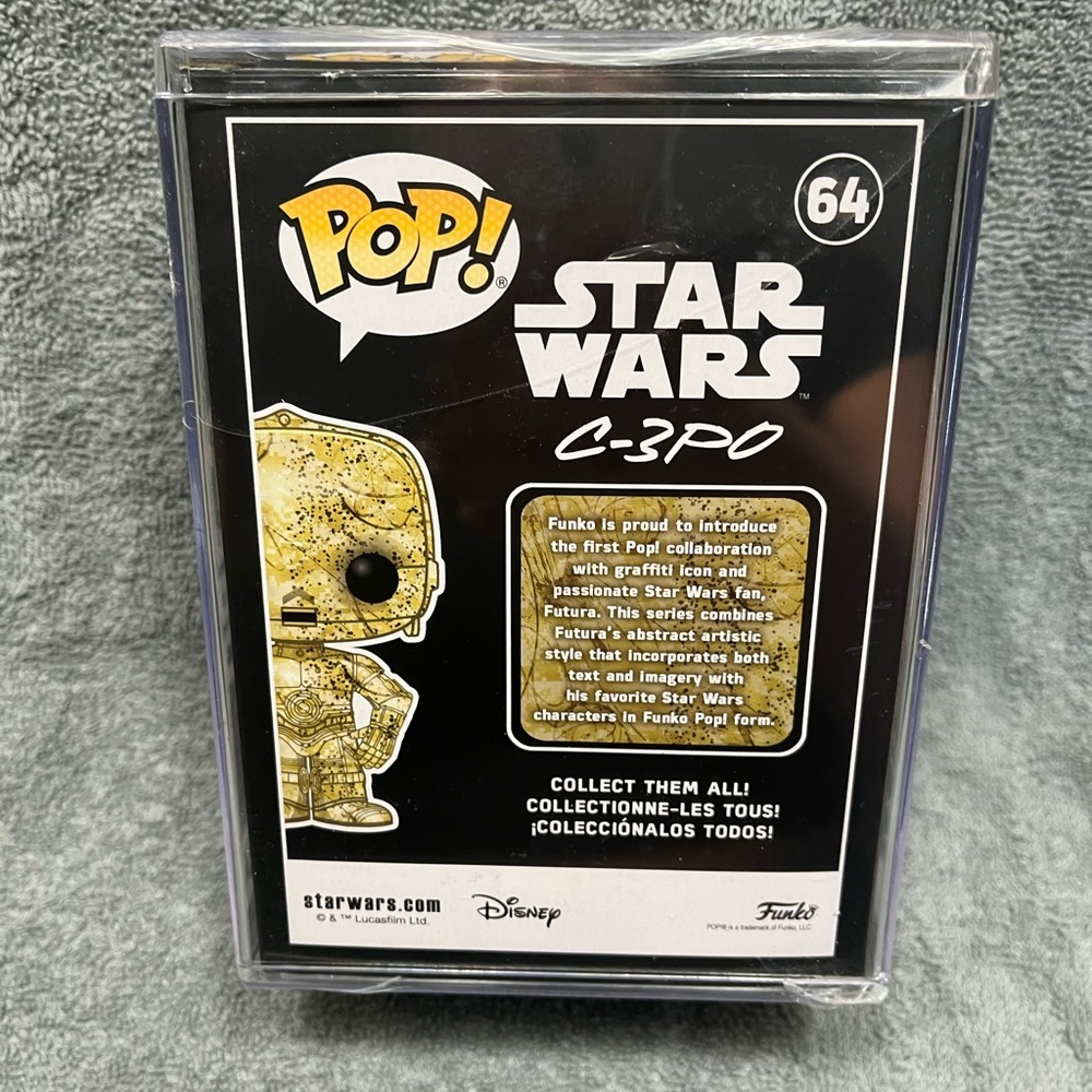 C-3PO Star Wars X Futura Graffiti Exclusive Funko Pop Vinyl Figure - Picture 3 of 4